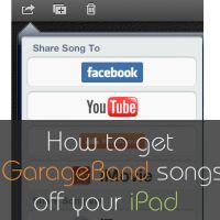 Share garageband files between ipads and iphone